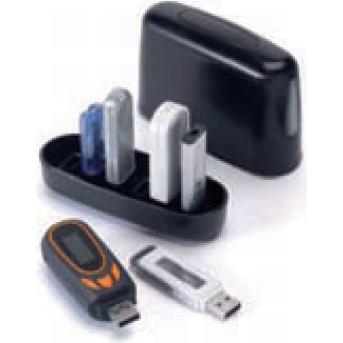 Exponent 47002 USB-Stick-Hülle Kunststoff, Gummi (6 GB), USB Stick, Schwarz