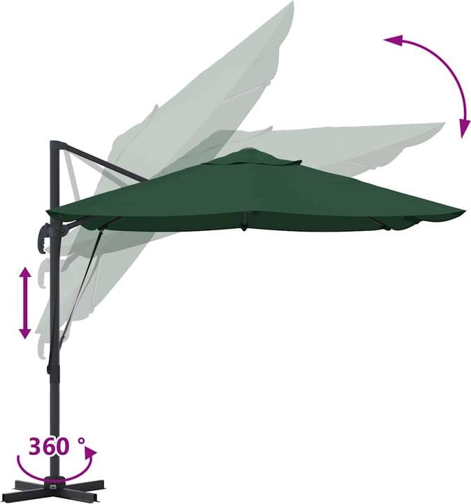 Actual product image vidaXL Cantilever Parasol (2.50 m)