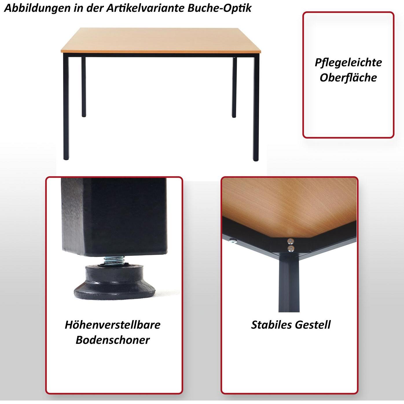 Thumbnail - MCW, Schreibtisch, Petrila (75 x 120 x 80 cm)