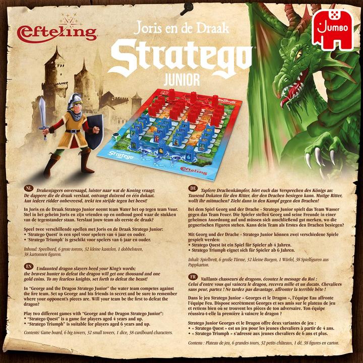 Productafbeelding Jumbo Stratego Junior Joris en de Draak (Duits, Frans, Nederlands, Engels)