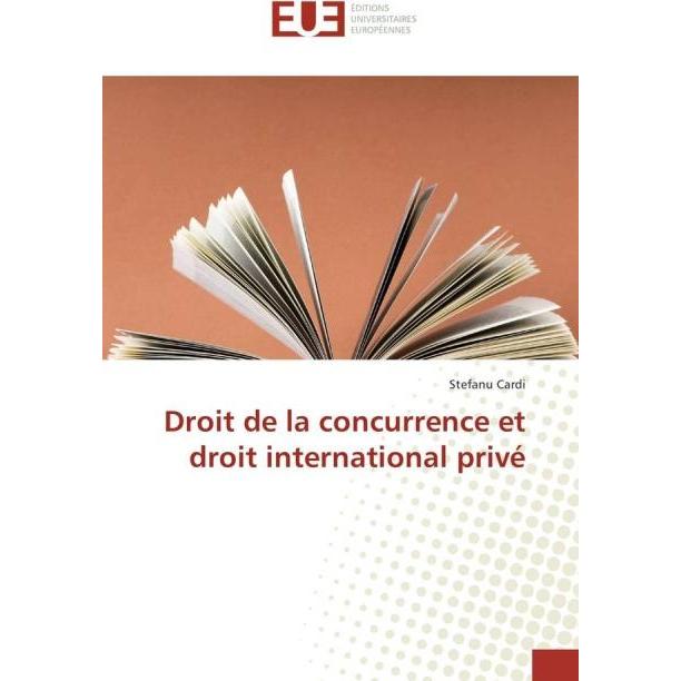 Droit de la concurrence et droit international privé, Fachbücher