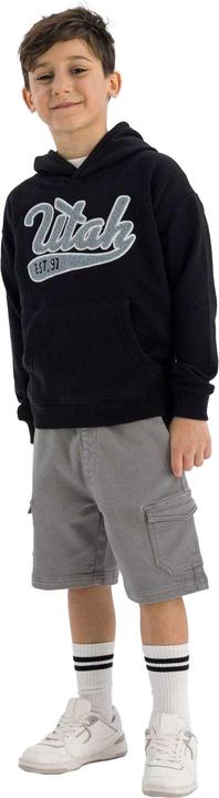 Produktbild Minoti Kapuzenpullover Jungen Kängurutasche Übergross (134)