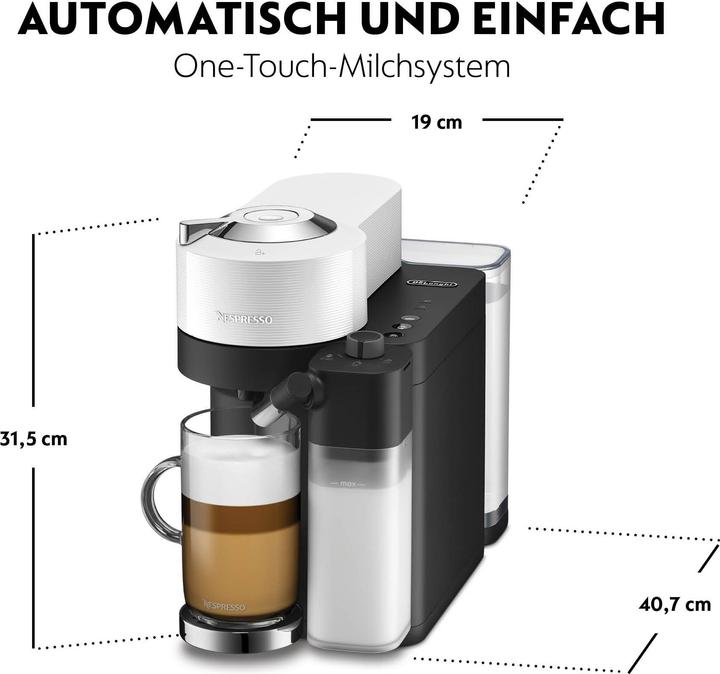Produktbild De'Longhi Nespresso Vertuo Lattissima (NESPRESSO Vertuo)