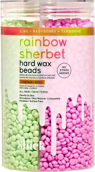 Immagine prodotto Salon Perfect Sliick Heard Wax Beads Cera per il corpo arcobaleno Sherbet 425G (1 x, 425 g)