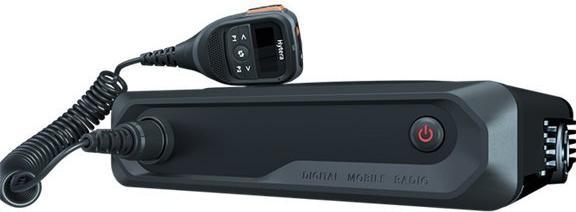 Hytera HM655L V1 VHF Niedrige Leistung 5-25W IP54 mit Lautsprechermikrofon/Halterungssatz/Netzkabel