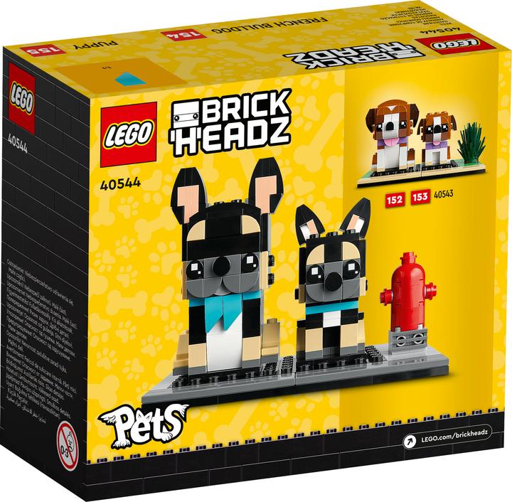 Actual product image LEGO BrickHeadz - Pets French Bulldog (40544, LEGO Brickheadz)