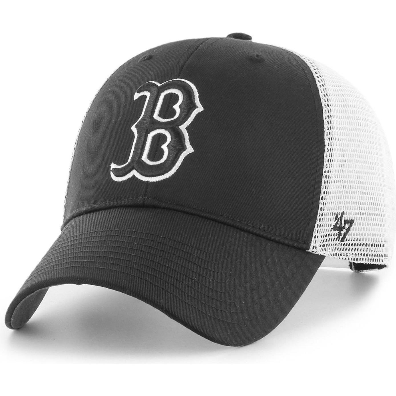 47 Brand, Herren, Cap, Branson MLB Boston Red Sox, Schwarz, (One Size)