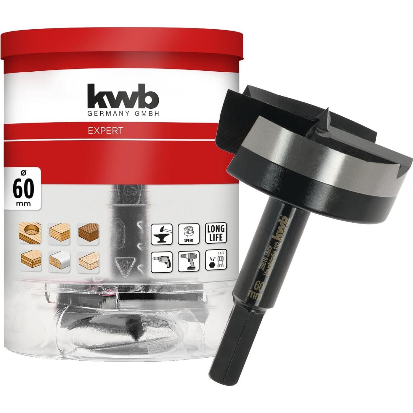 Thumbnail - kwb, Gewindeschneider + Gewindebohrer, Forstnerbohrer, 706460, 60 mm