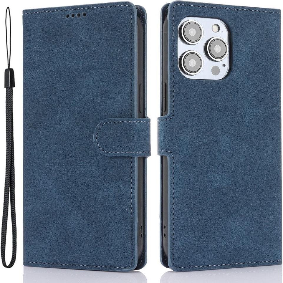 Cover-Discount iPhone 16 Pro Max - Premium Handyhülle Etui (Apple iPhone 16 Pro Max), Smartphone Hülle, Blau