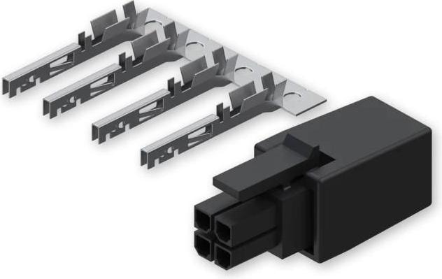 Produktbild Teltonika Zubehör · Connector · 4-Poliger Stecker mit Kontaktklemmen (Netzwerk Zubehör)