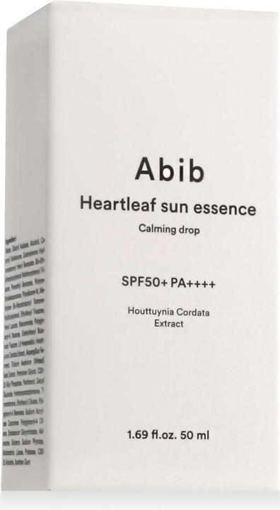 Productafbeelding NoName - Heartleaf Sun Essence Kalmerende Druppel SPF50 PA++++ (Zonnebrandgel, SPF 50, 50 ml)