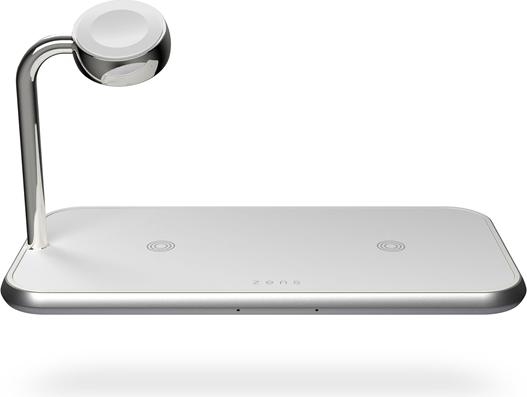 Immagine prodotto Zens Alluminio Dual Wireless Charger + orologio (20 W)