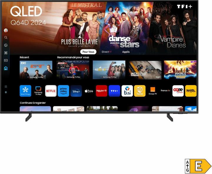 Image du produit Samsung TV QLED 65" Q64D 2024, 4K, Smart TV (65", QLED, 4K, 2024)