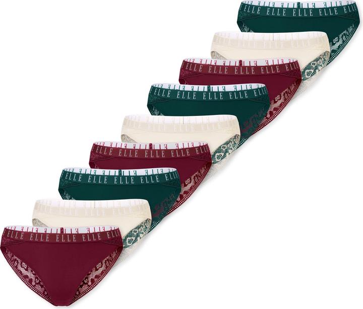 Beige, Rosso scuro, Verde scuro