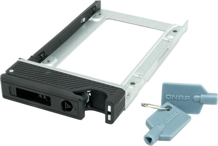 Immagine prodotto QNAP Vassoio per SSD da 2,5 pollici con chiusura a chiave e due chiavi nero e metallo per TS-h1290FX
