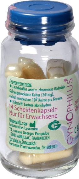 Produktbild GynOphilus Scheidenkapseln (Vaginalzäpfchen)