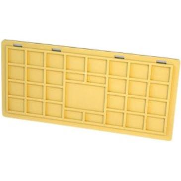 Rs Pro Deckeltrenner für PT Klemmleisten, Elektronikzubehör + Gehäuse, Gelb