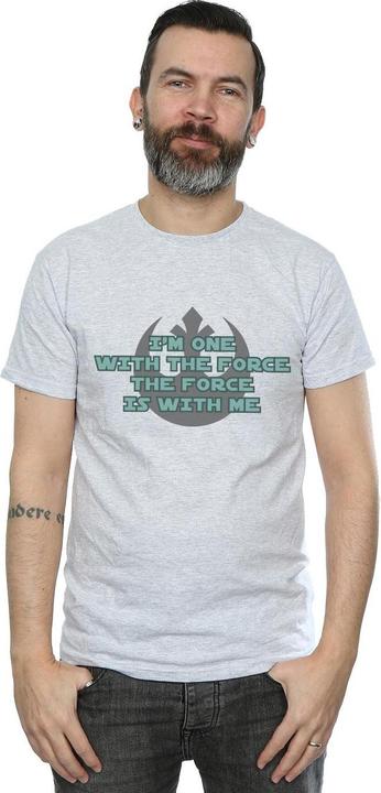 Image du produit Star Wars - T-shirt ROGUE ONE I'M ONE WITH THE FORCE GREEN - Homme (L)