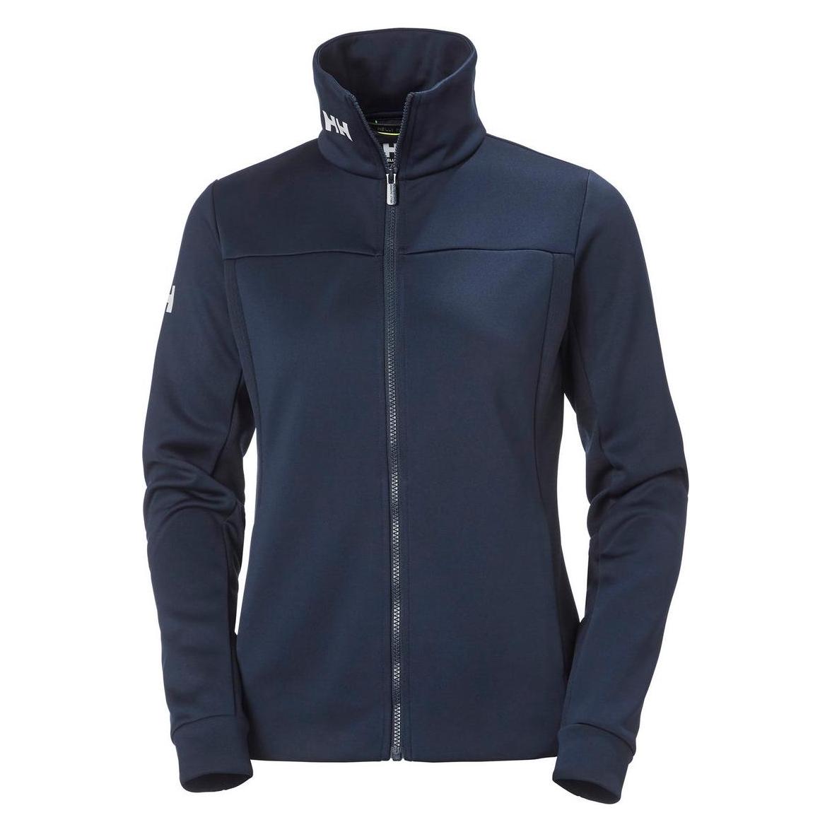 Helly Hansen, Damen, Outdoorjacken, W Crew Fleece Jacket (Xs), Blau, Xs