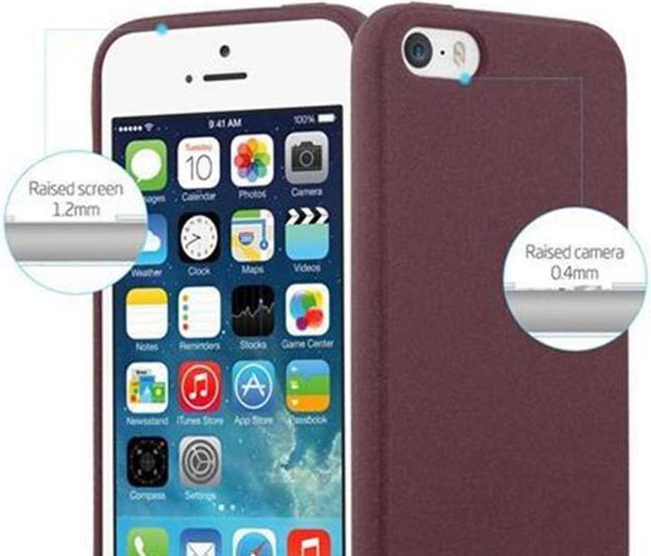 Produktbild Cadorabo TPU Frosted Cover (Apple iPhone 5)