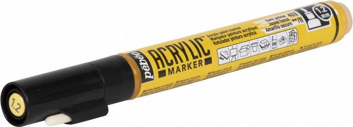 Produktbild Pebeo Acrylic Marker Dünn Rundspitze 1,2mm (Dunkelgelb, 1.20 mm)