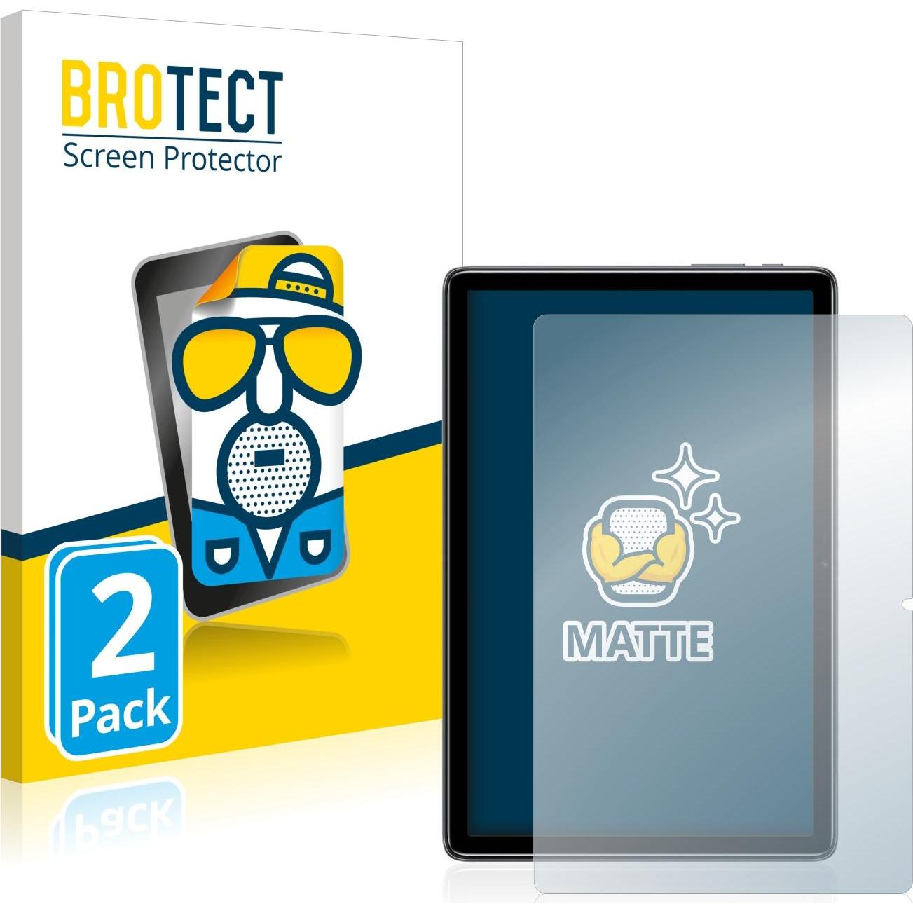 BROTECT Entspiegelungs-Schutzfolie Displayschutz Matt (2 Stück, T10), Tablet Schutzfolie