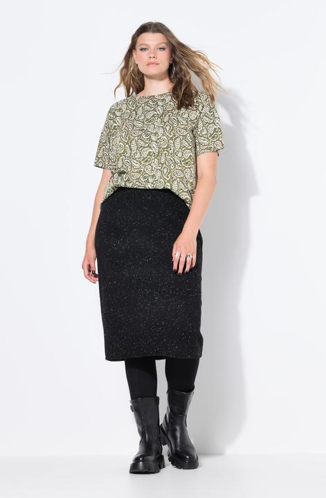 Immagine prodotto Studio Untold Gonna midi in maglia dal taglio aderente con effetto sale e pepe (46, 48)