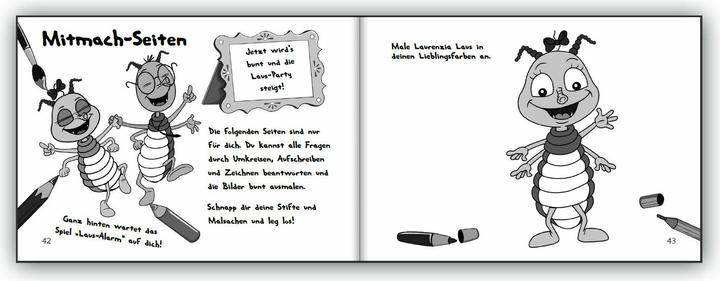 Immagine prodotto Familie Laus zieht aus! Das fröhlich illustrierte Vorlese- und Mitmachbuch zum Thema Kopfläuse (Tedesco, Heike Georgi, Roswitha Schweizer, Sigrun Eder, 2022)