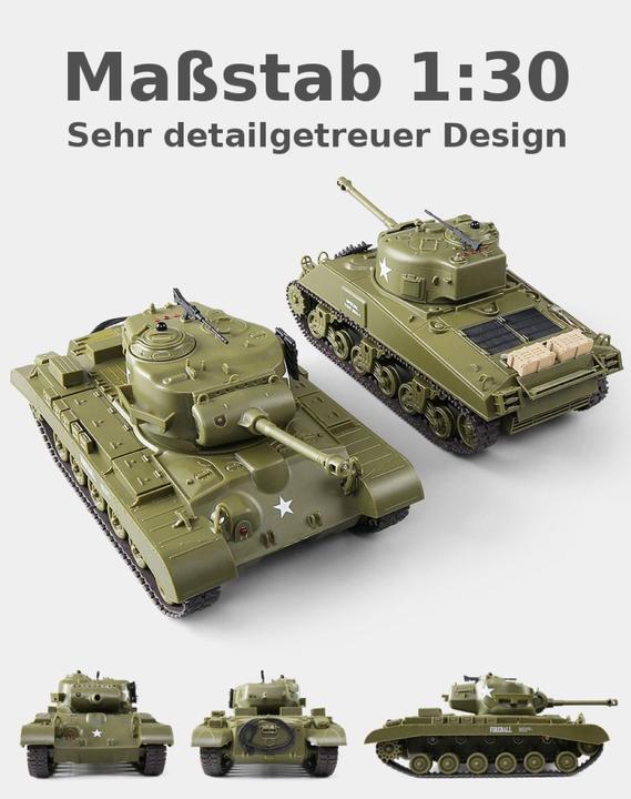 Produktbild Es-toys Heng Long RC Panzer Battle 2er Set 1:30