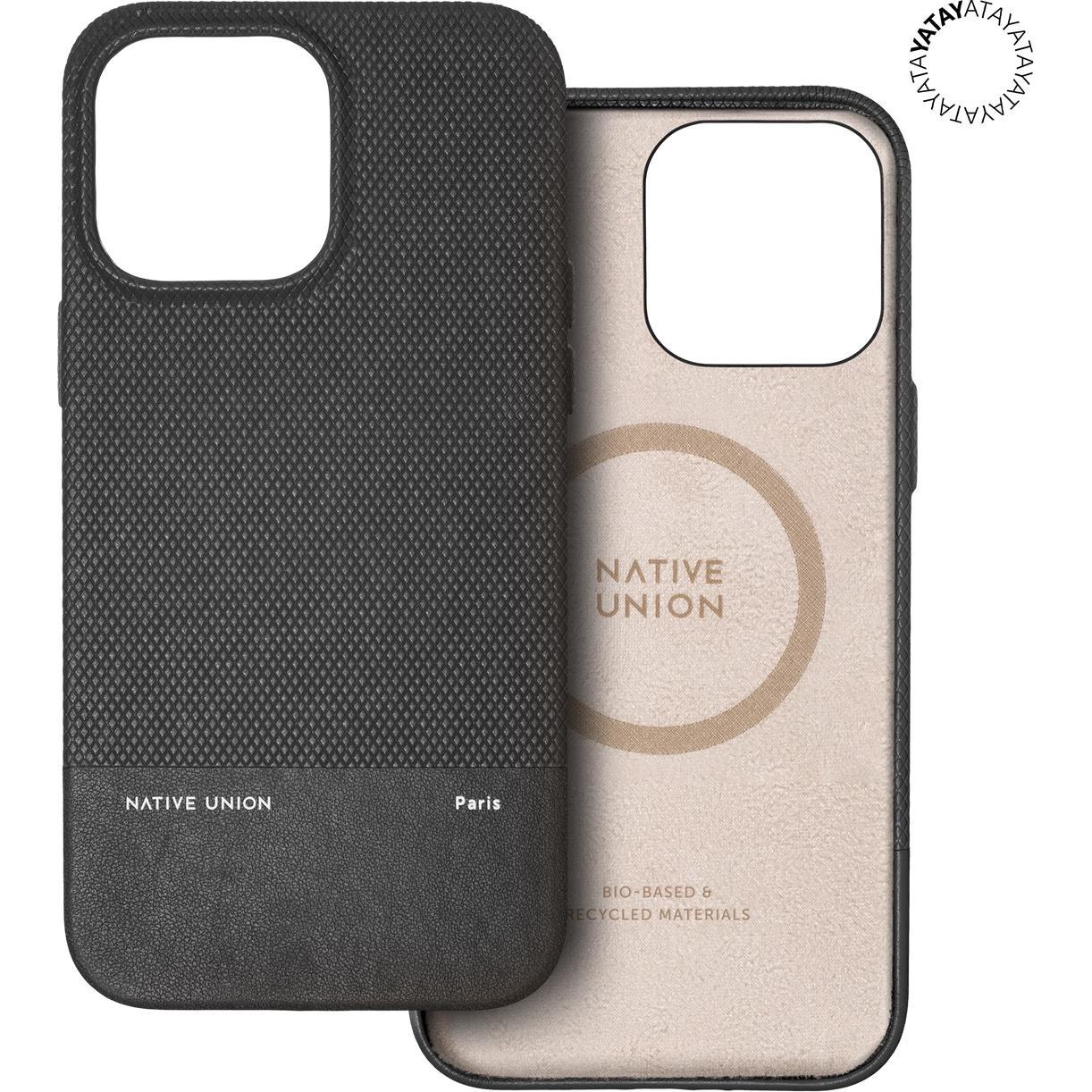 Native Union ReClassic Case (Apple iPhone 15 Pro Max), Smartphone Hülle, Schwarz