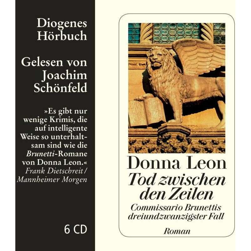 Tod zwischen den Zeilen, Belletristik von Werner Schmitz, Joachim Schönfeld, Donna Leon