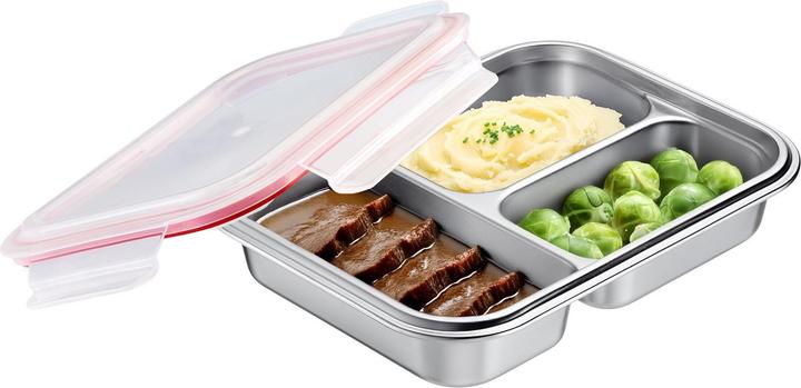 Actual product image Westmark Edelstahl Lunch Box/ Frischhaltedose, geteilt, 280 28...