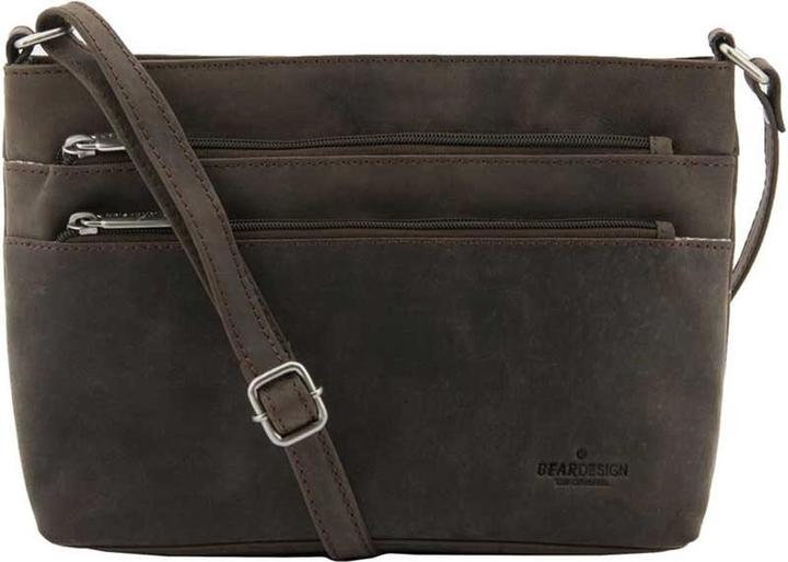 Immagine prodotto Bear Rock Bärende Design Ilona Leder Umhängetasche - braun
