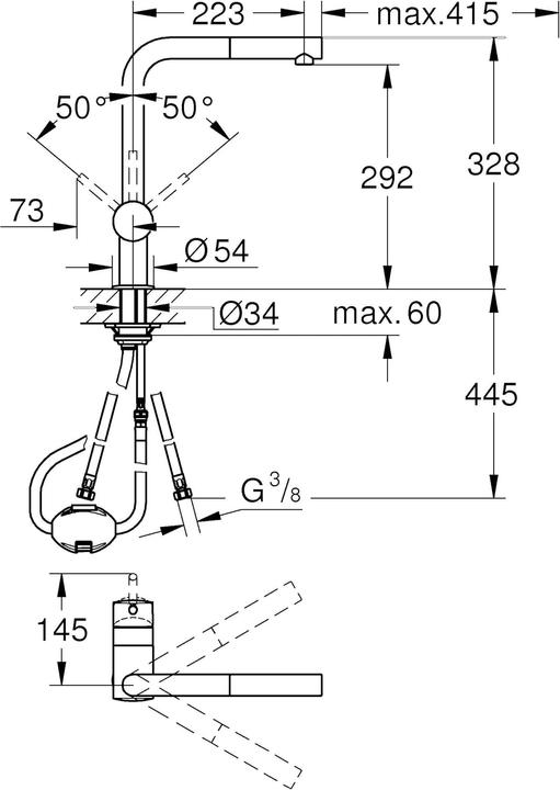 Produktbild Grohe Minta - Einhand-Spültischbatterie