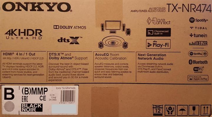 Produktbild Onkyo Tx-Nr474 (5.1 Kanal, MW, FM)