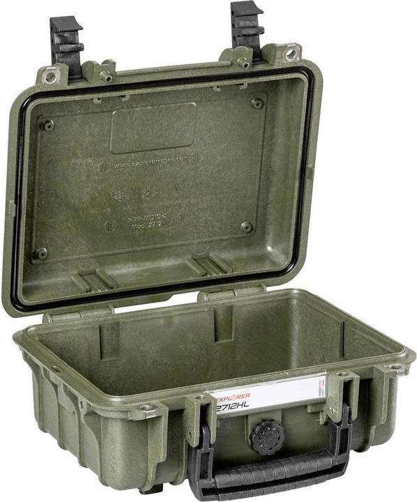 Produktbild Explorer Cases Outdoor Koffer 2712HL.G green with pick & pluck foam (B x H x T (Kamera Schultertasche, 6.60 l)