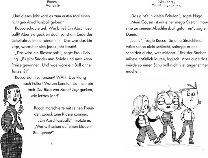 Produktbild Rocco Randale - Schulparty mit Peinlichkeiten (Deutsch, Alan MacDonald, David Roberts, Petra Buck, 2022)