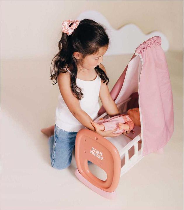 Actual product image Smoby Baby Nurse Puppenwiege mit Himmel