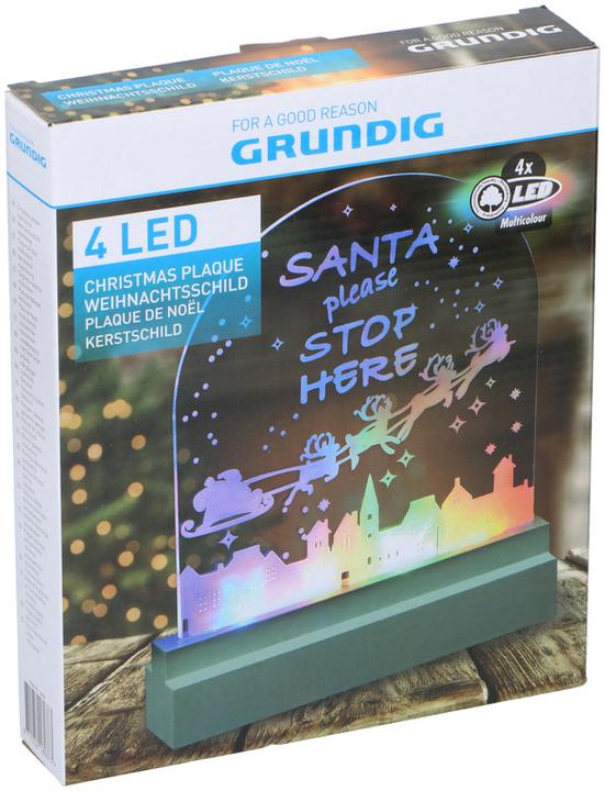 Actual product image Grundig Xmas deco 4LED multicolour