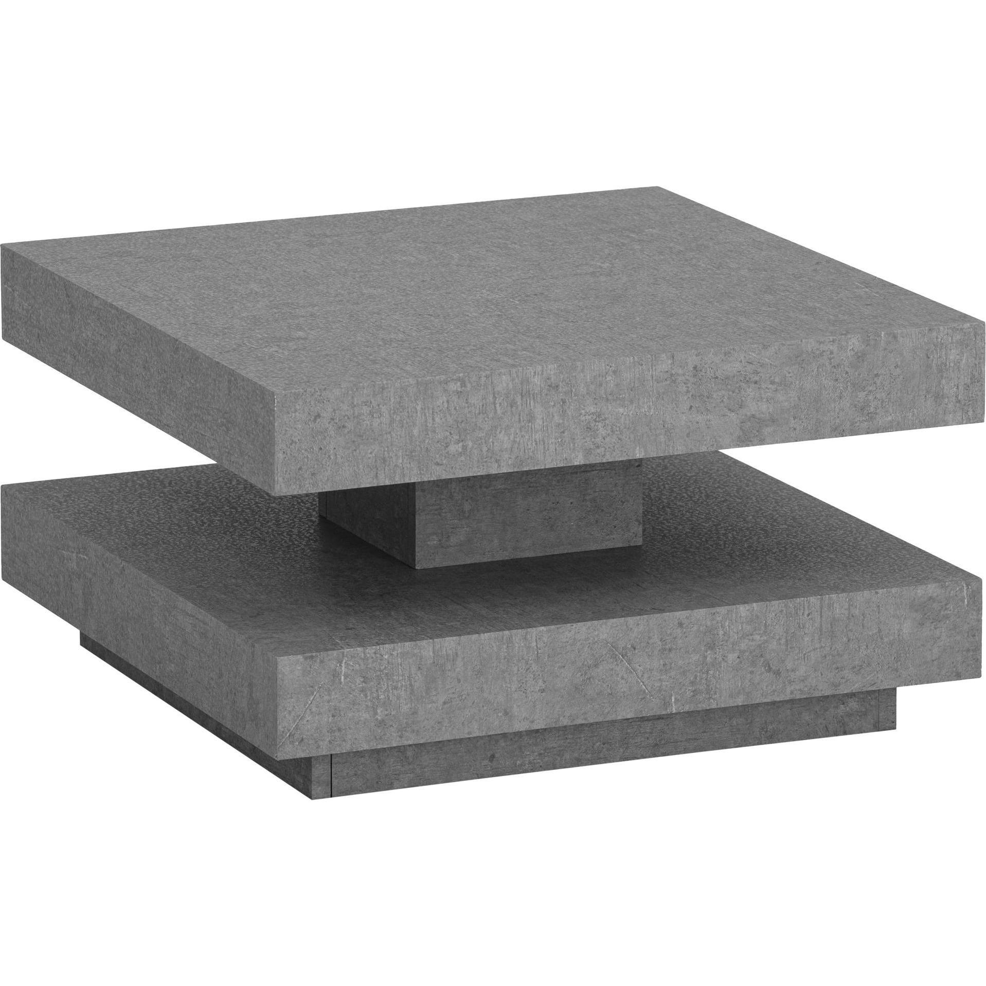 Wohnling, Couchtisch + Beistelltisch, 60x60x34 (60 x 60 x 34 cm)