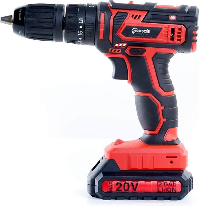 Immagine prodotto Casals Akku-Bohrmaschine/Schrauber 20V CID2050B (Batteria ricaricabile)