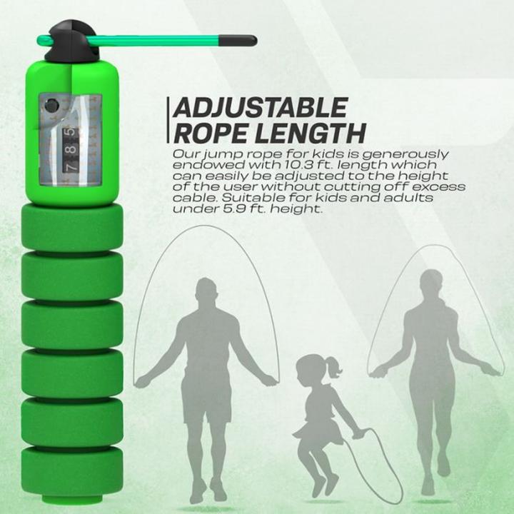 Image du produit Rdx FP Corde À Sauter Réglable De 3m10 Pour Enfants Avec Compteur (310 cm)