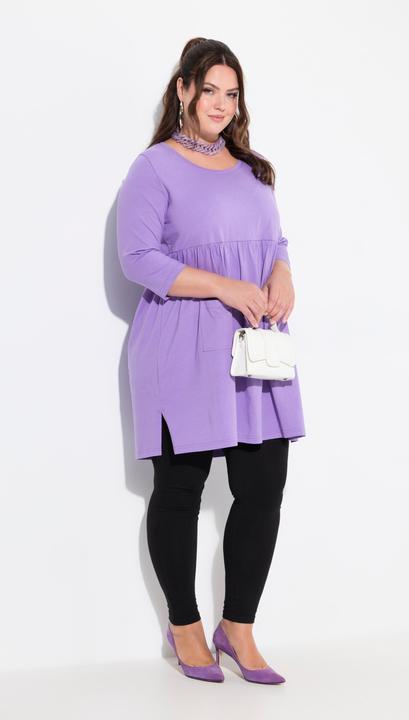Actual product image Ulla Popken Empire Waist Patch Pocket Knit Tunic (62)