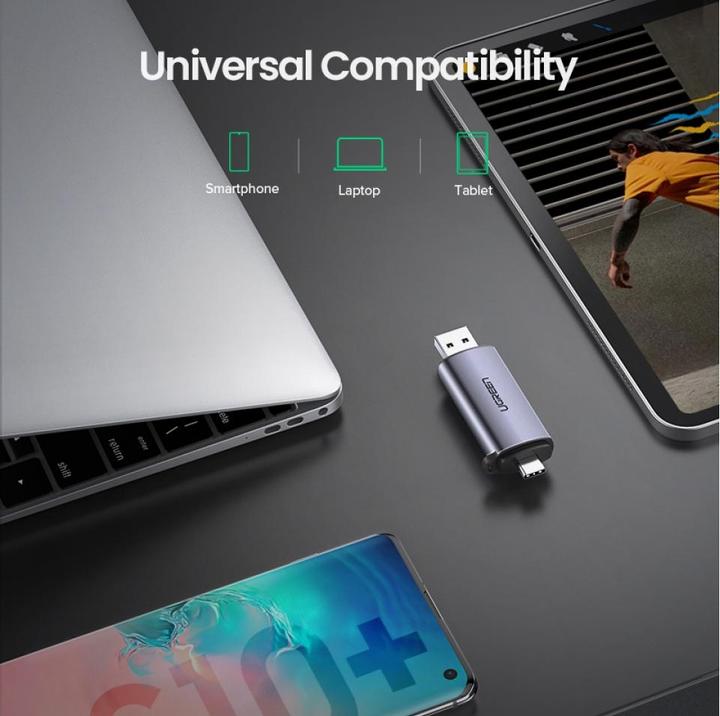 Immagine prodotto Ugreen USB-C e USB-A - TF SD 3.0 (USB-C, USB)