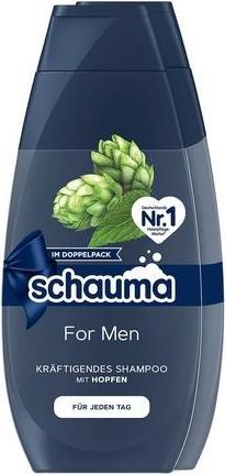Produktbild Schwarzkopf Schauma Shampoo für Männer 2 x 400ml - 2er-Pack (800 ml, Flüssiges Shampoo)