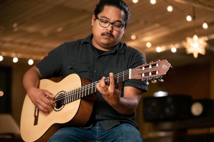 Actual product image Ortega Family Series Pro Solid Top Nylon Classical Guitar (Classical guitar, Solid ceiling)