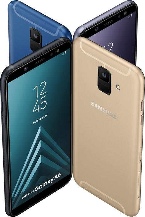 Produktbild Samsung Galaxy A6 (2018) EU (32 GB, Lavender, 5.60", Dual SIM + SD, 4G)