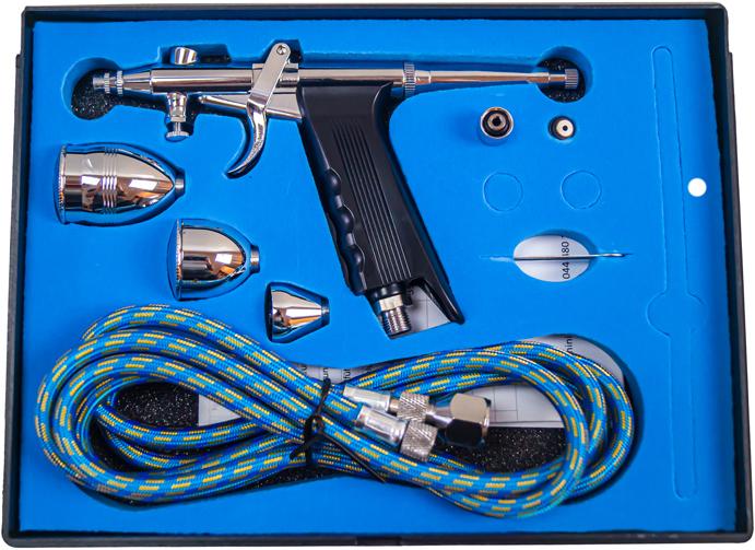 Actual product image miniSchoggi Airbrush gun set for chocolate and cocoa butter