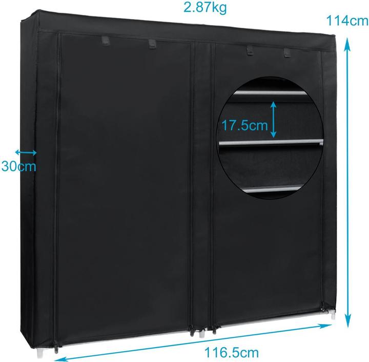 Actual product image Intirilife Folding cabinet (116.5 x 30 x 115 cm)