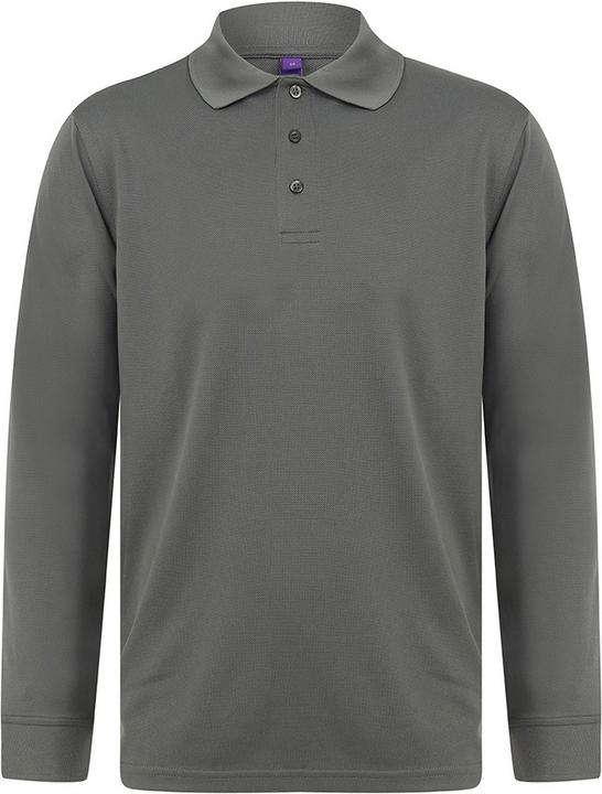 Produktbild Henbury Coolplus PoloHemd Langarm (S)